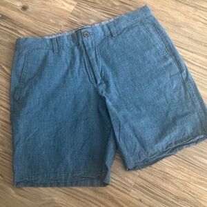 Banana Republic Factory Chambray Short - Men’s W 34” - Seascape Blue